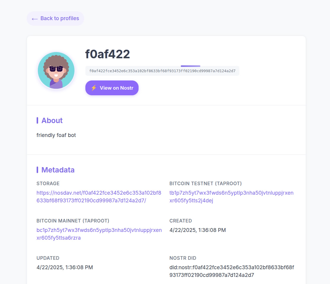 Nostr users with a DID (decentralized…