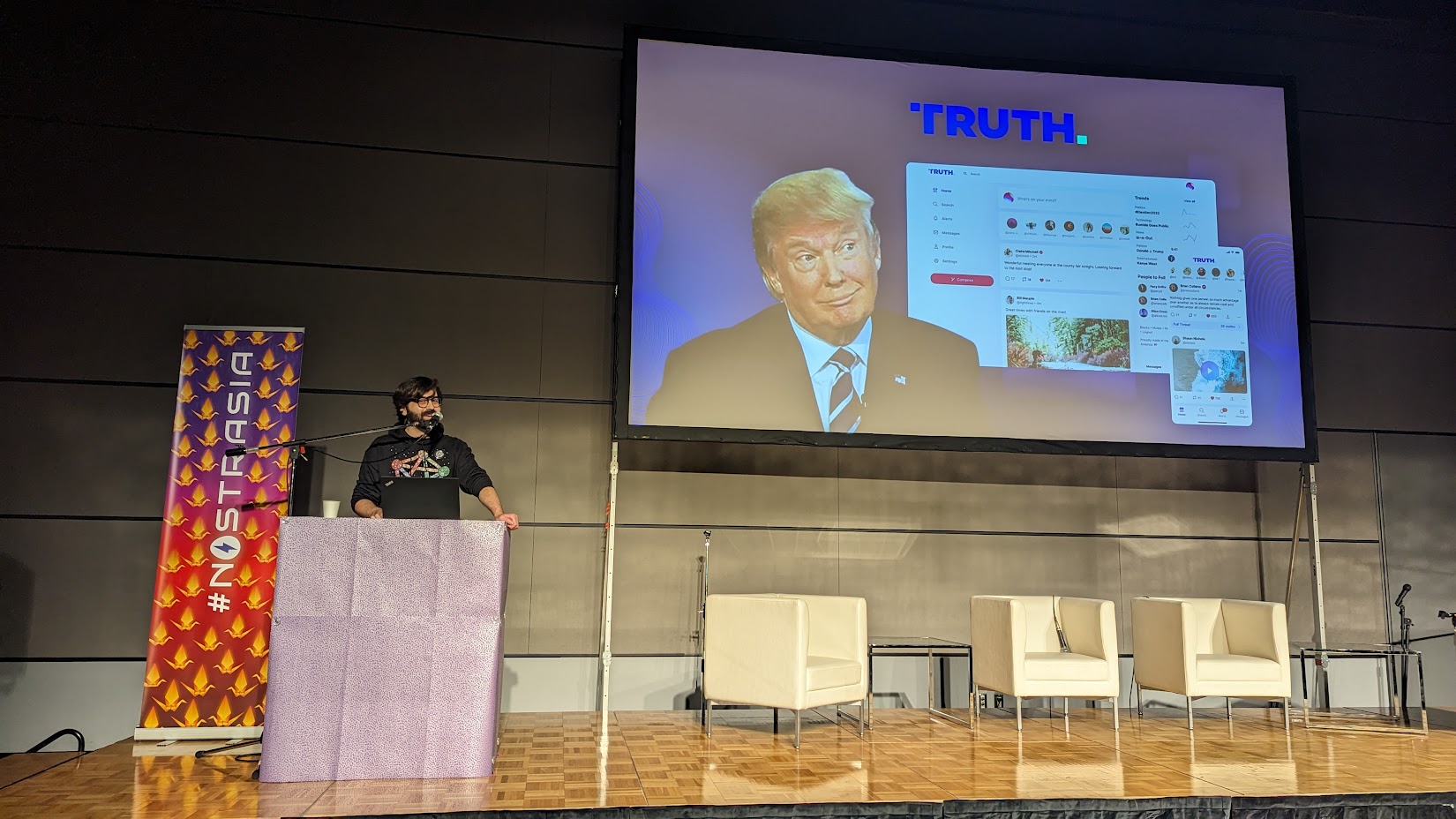 Alex Gleason presents at Nostr World: Asia 2023