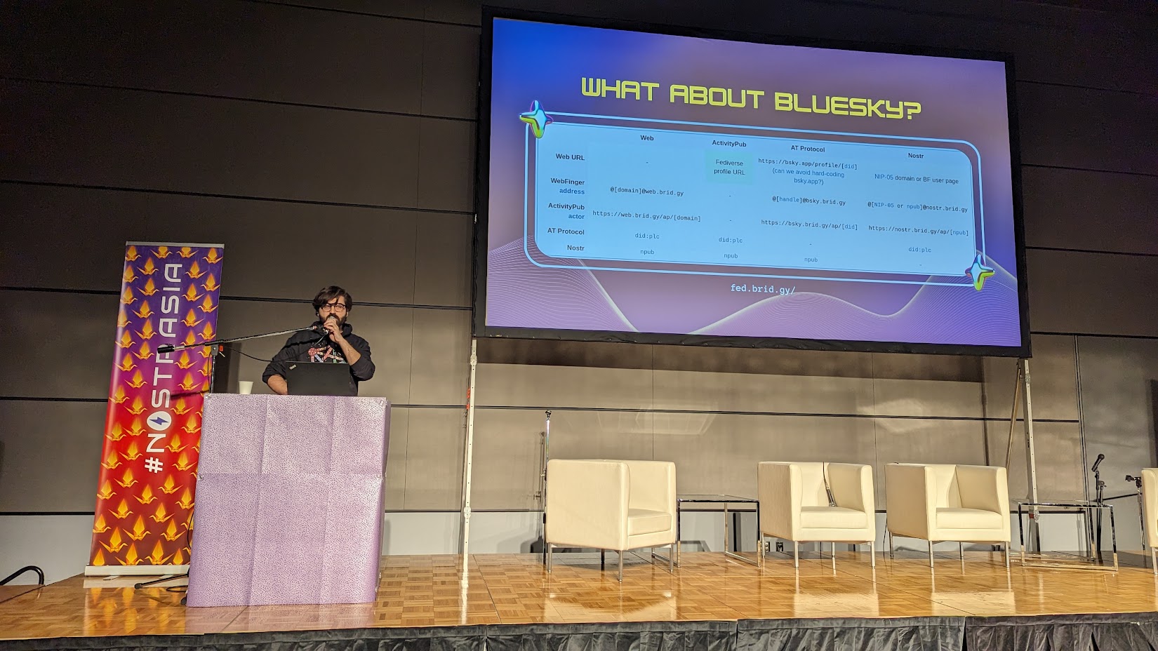 Alex Gleason presents at Nostr World: Asia 2023