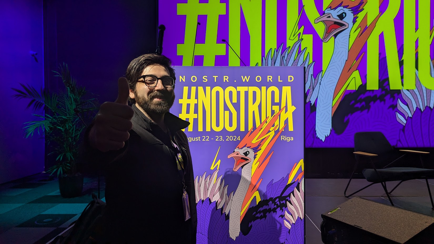Alex Gleason presents at Nostr World: Riga 2024