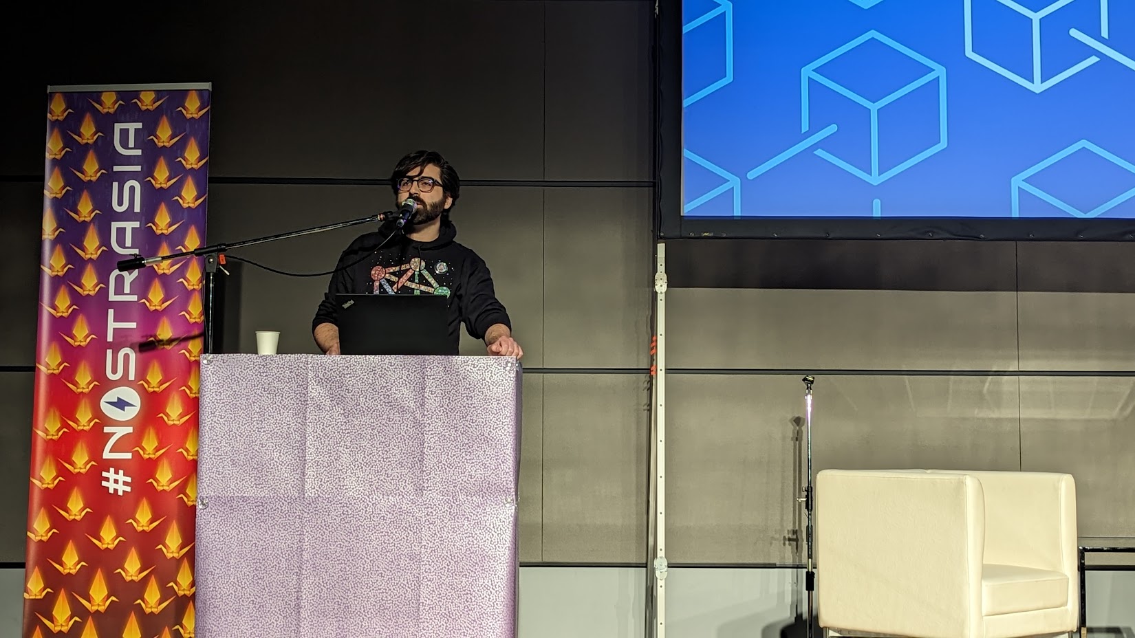 Alex Gleason presents at Nostr World: Asia 2023