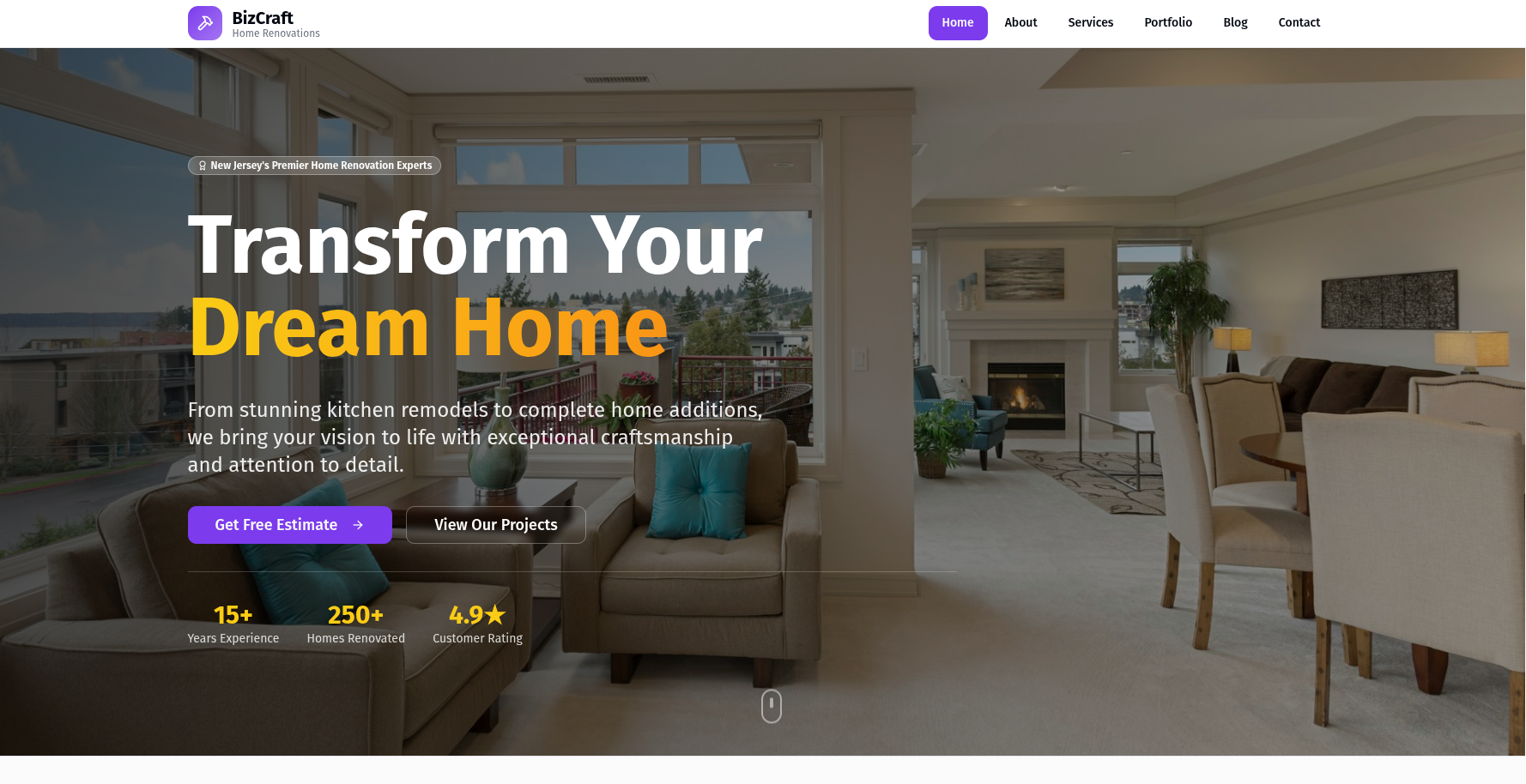 Template: Small Business screenshot